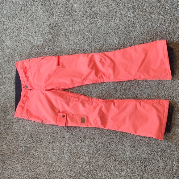 DC Shoe co. Coral pink snow pants women's XS - Picture 1 of 4